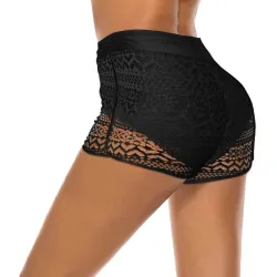Baño y ropaParte inferior de bikini sexy - shorts cortos de encaje