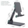 Bärbart stativ - hållare - för iPad / telefon / surfplatta - justerbart - 9,7 tum