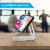 Mini stand - support - pour iPad / tablette / téléphone - compartiments réglables