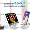 Mini stand - supporto - per iPad / tablet / telefono - scomparti regolabili