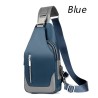 Multifunktionsryggsäck - axel-/bröstväska - USB-laddningsport - hörlurshål - vattentät