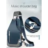 MochilasMochila multifunción - bandolera/pecho - puerto de carga USB - orificio para auriculares - impermeable