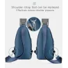 MochilasMochila multifunción - bandolera/pecho - puerto de carga USB - orificio para auriculares - impermeable