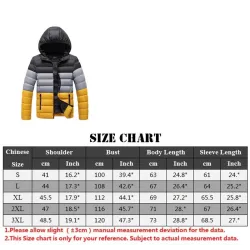 Down warm jacket - with hood - windproof - slim fitJackets