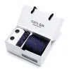 GemelosElegante conjunto de seda - corbata - pañuelo - gemelos - con caja