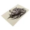 Loup - faux tatouage temporaire étanche