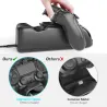 Dual charger - dock station - fast charging stand - with LED display - for Playstation 4 / PS4 Slim / PS4 Pro controllersChar...