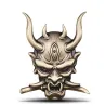 Bil / motorcykel mærkat - metal emblem - 3D japansk samurai