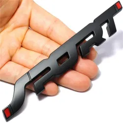 PegatinasAdhesivo 3D para coche - emblema de metal - SPORT
