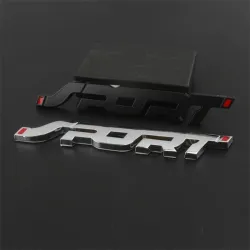 PegatinasAdhesivo 3D para coche - emblema de metal - SPORT