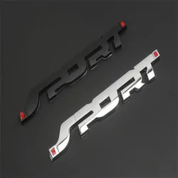 PegatinasAdhesivo 3D para coche - emblema de metal - SPORT