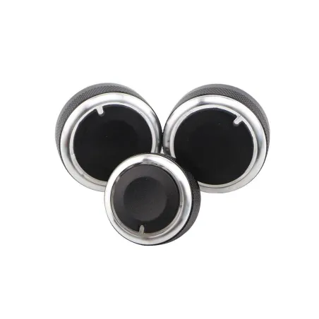Commutateur de commande de chauffage de climatisation - boutons - pour Nissan Tiida NV200 Livina Geniss - 3 pièces