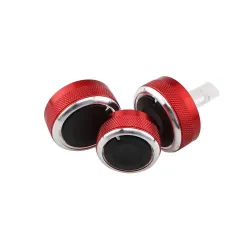 Commutateur de commande de chauffage de climatisation - boutons - pour Nissan Tiida NV200 Livina Geniss - 3 pièces