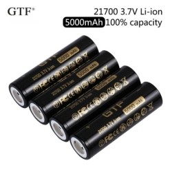 21700 - 3,7V - 5000mAh - bateria - recarregável