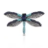 Elegant broche - med farverig krystal guldsmede