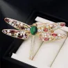 BrochesBroche de libélula de cristal de moda