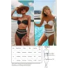 Baño y ropaConjunto de bikini sexy - con push up - cintura alta