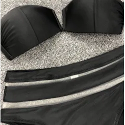 Baño y ropaConjunto de bikini sexy - con push up - cintura alta