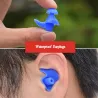 Bouchons d'oreilles étanches en silicone - avec boîte de rangement
