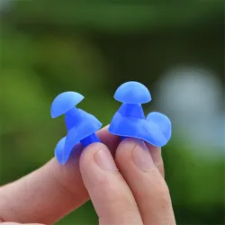 Bouchons d'oreilles étanches en silicone - avec boîte de rangement