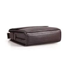Klassisk retro skulderveske - skinn