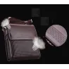 Klassisk retro skulderveske - skinn