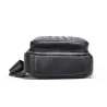 Stylish chest bag - leather backpack - crocodile skin patternBags