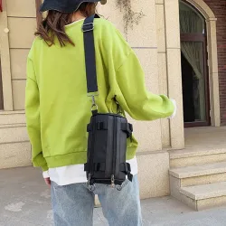 Modna mała torebka na ramię - w kształcie walca - unisexTorebki