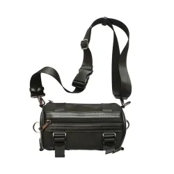 Bolsa a tiracolo pequena elegante - em forma de cilindro - unissex