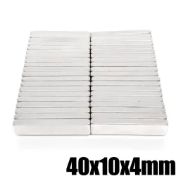 N35 - ímã de neodímio - bloco retangular forte - 40mm * 10mm * 4mm