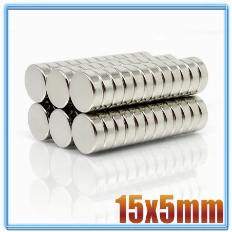 N35 - neodymmagnet - stærk rund skive - 15mm * 5mm
