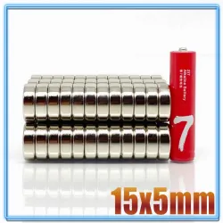 N35 - aimant néodyme - disque rond puissant - 15mm * 5mm