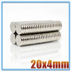 N35 - magnes neodymowy - mocny okrągły krążek - 20mm * 4mmN35