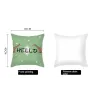 Housse de coussin déco - géométrie noir et blanc - 45cm * 45cm