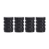 Black tire valve caps - aluminium - 4 piecesWheel parts