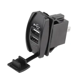 Universal USB-uttag - 3.1V -12V/24V - Laddningsport - LED