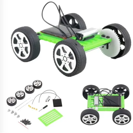 Jouet à énergie solaire - voiture à faire soi-même - kit