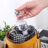 Påfyllningsbar flaska - minibehållare - med krok - handsprit / tvålautomat - 30ml / 50ml