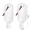 Påfyllningsbar flaska - minibehållare - med krok - handsprit / tvålautomat - 30ml / 50ml