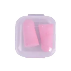 Sponge earplugs - anti-noise - sleeping - travel - with boxSleeping
