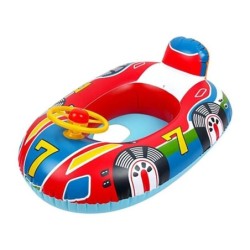 Oppusteligt flydesæde - svømmelegetøj - bilformet