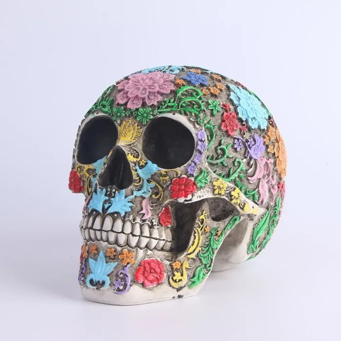 Decorative resin sculpture - small statue - skeleton - skullStatues & Sculptures