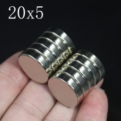 N35 - Neodym-Magnet - starke runde Scheibe - 20 mm * 5 mm