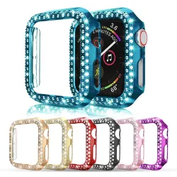 AccesoriosFundas protectoras de diamantes - funda - para Apple Watch - 38mm - 40mm - 42mm - 44mm