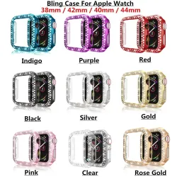 Coques de protection Diamond - cover - pour Apple Watch - 38mm - 40mm - 42mm - 44mm