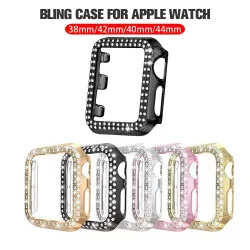 AccesoriosFundas protectoras de diamantes - funda - para Apple Watch - 38mm - 40mm - 42mm - 44mm
