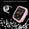 Diamant-Schutzhüllen - Abdeckung - für Apple Watch - 38 mm - 40 mm - 42 mm - 44 mm