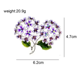 Broche élégante - fleur de cerisier