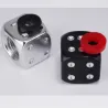 Aluminiumsdækventiler - terningformet - 4 stk