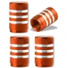 Aluminiumsdekkventiler - striper design - 4 stk